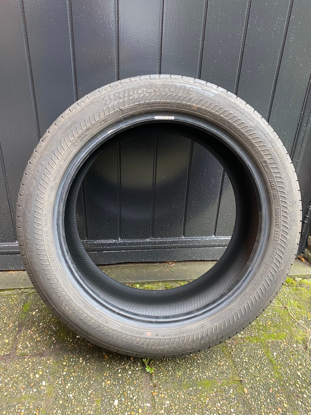 4x bridgestone alenza 225/50R18 - 95V (dot5123), Autos : Pièces & Accessoires, Véhicule de tourisme, Pneus été, Enlèvement, Utilisé