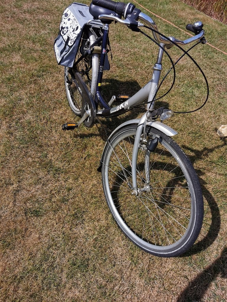 Damesfiets DKN, Fietsen en Brommers, Ophalen, Gebruikt, Versnellingen
