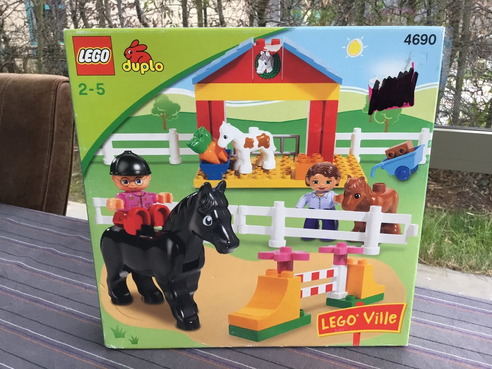 Lego Duplo Paardenstal, Ophalen of Verzenden, Zo goed als nieuw, Duplo, Complete set