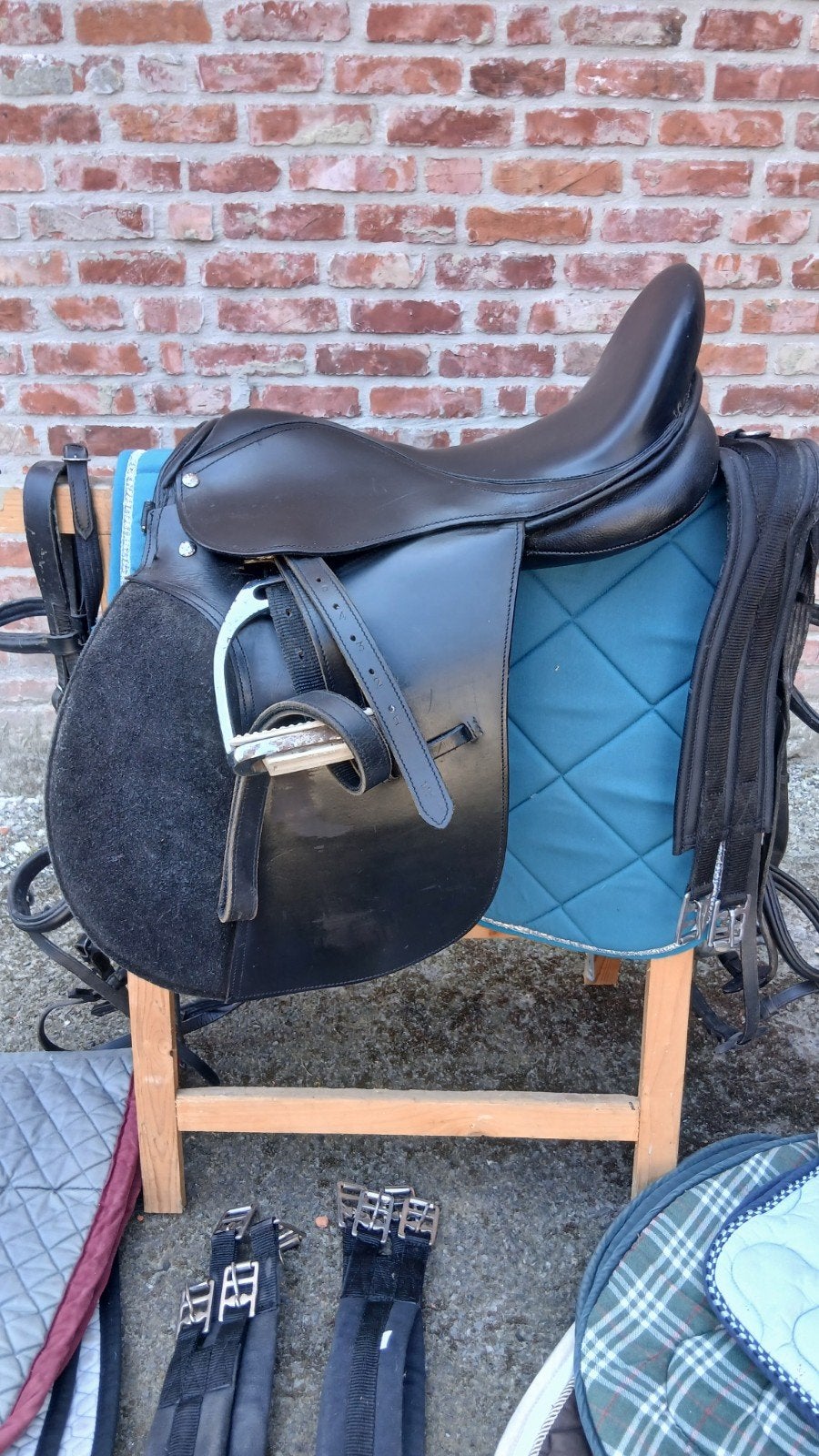Compleet set pony/cob, Dieren en Toebehoren, Paarden en Pony's | Zadels, Ophalen