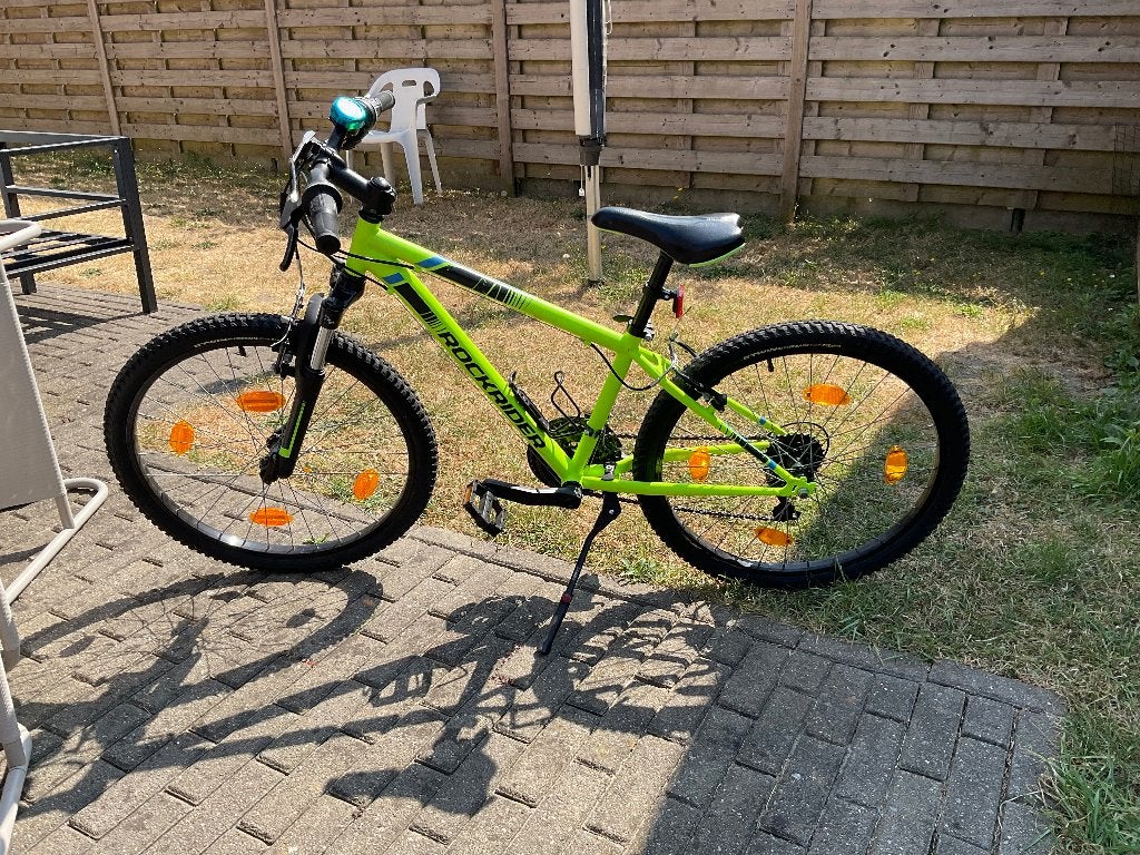 Mountainbike Rockrider ST 500 24 inch Kleur: fluogeel, Fietsen en Brommers, Zo goed als nieuw, Ophalen, Overige merken, Heren