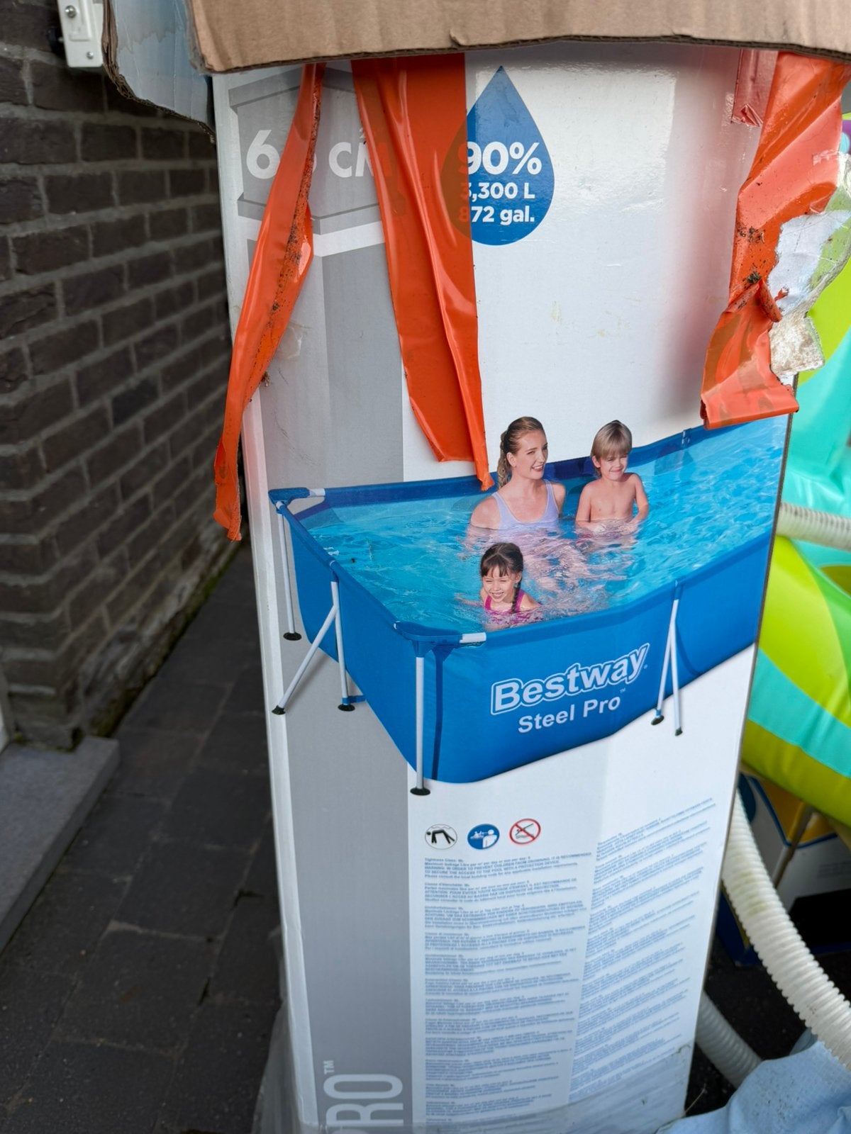 Piscine Bestwey 3x2m avec filtre, Jardin & Terrasse, Enlèvement, Comme neuf