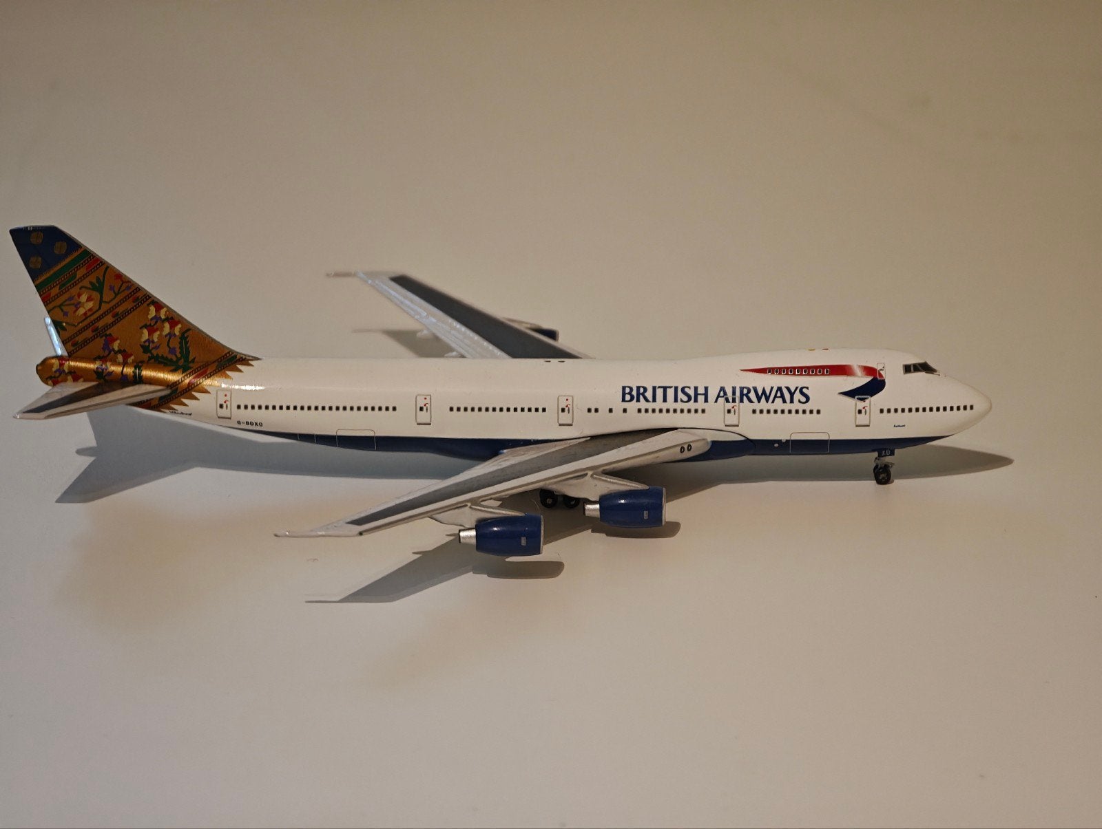 Inflight 500 British Airways Boeing 747-200 1:500 (G-BDXO Pa, Verzamelen, Luchtvaart en Vliegtuigspotten, Ophalen of Verzenden