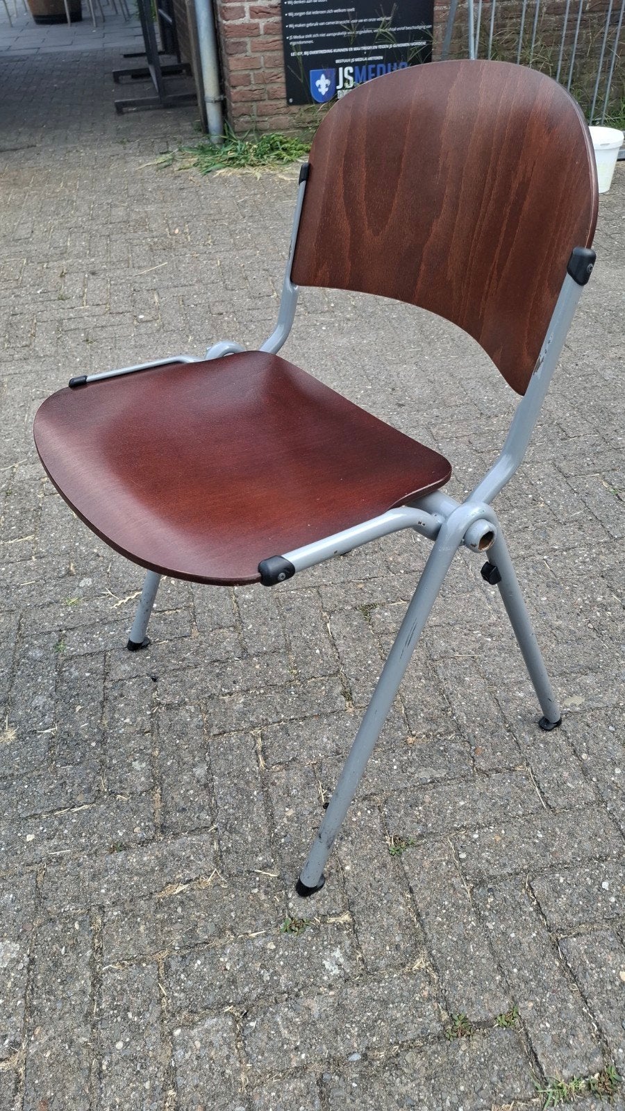 50 vintage school industriële CAR design castelli stoelen, Huis en Inrichting, Stoelen, Bruin, Ophalen of Verzenden, Zo goed als nieuw