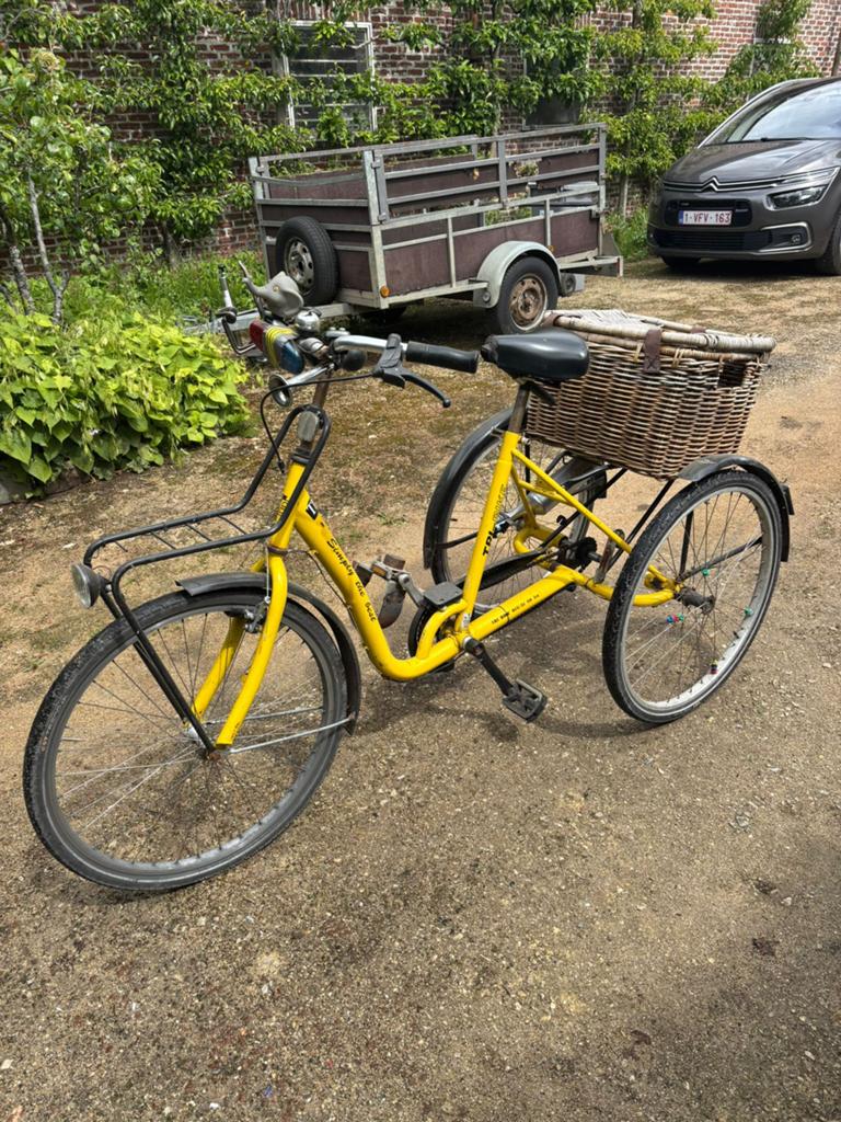 Driewieler met lage instap, Ophalen, Gebruikt, Velgrem
