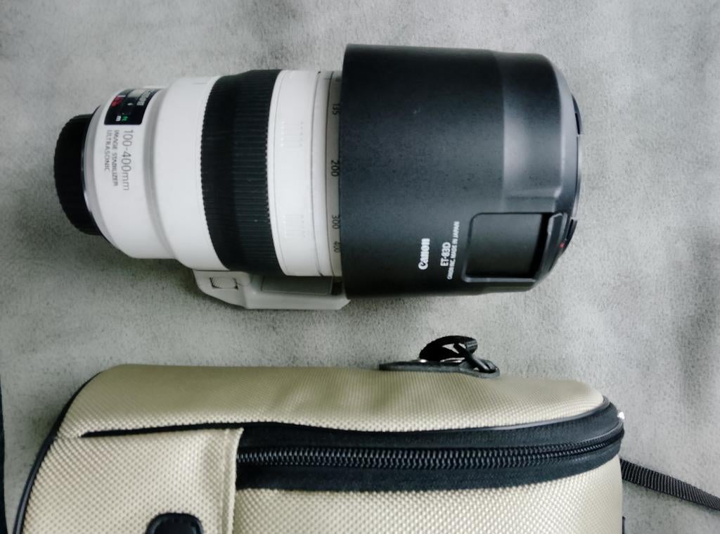 objectif de caméra

Objectif CANON EF 100-400 mm f/4,5-5,6 L, Enlèvement ou Envoi, Comme neuf, Téléobjectif, Zoom