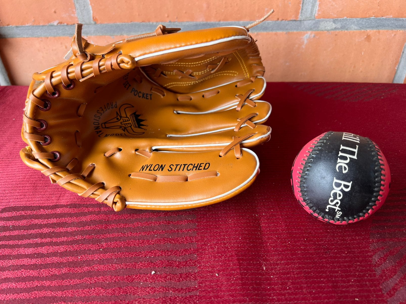 Honkbal handschoen, Sport en Fitness, Honkbal en Softbal, Ophalen of Verzenden, Zo goed als nieuw, Honkbal, Bal