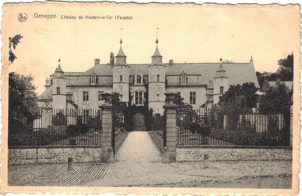 Genappe Château de Houtain-le-Val (Façade) Nels, Ophalen of Verzenden, 1940 tot 1960, Gelopen, Waals-Brabant