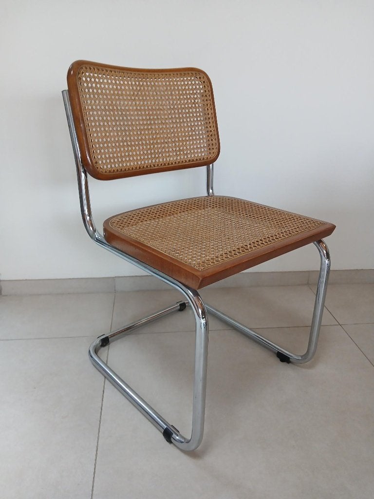 Cesca B32 stoel - Marcel Breuer, Huis en Inrichting, Stoelen, Ophalen, Gebruikt, Bruin, Hout
