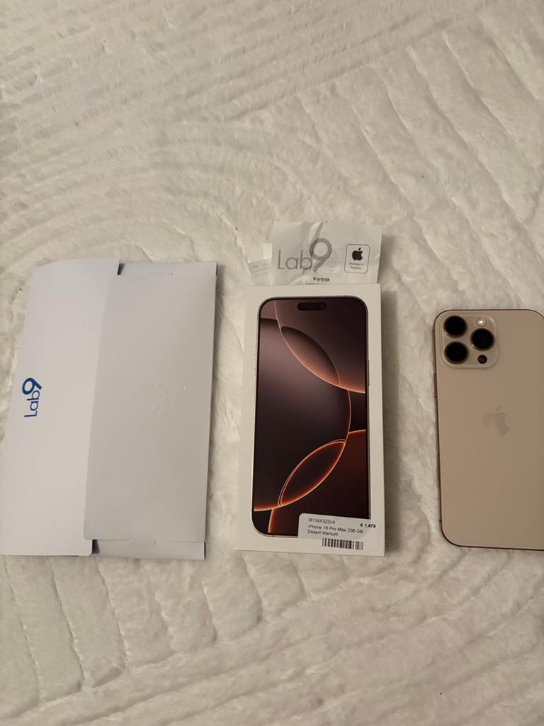 iPhone 16 pro max 256gb, Telecommunicatie, 256 GB, IPhone 16 Pro Max, Ophalen of Verzenden, Zo goed als nieuw