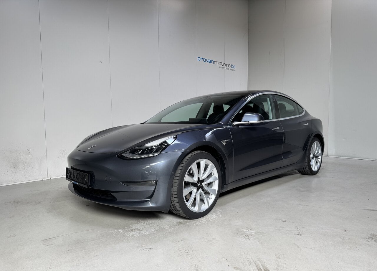 Tesla Model 3 Long Range - Dual Motor - Pano - FSD! 450 Km, Autos, Tesla, 0 kg, Argent ou Gris, Capteur de lumière, 4 portes