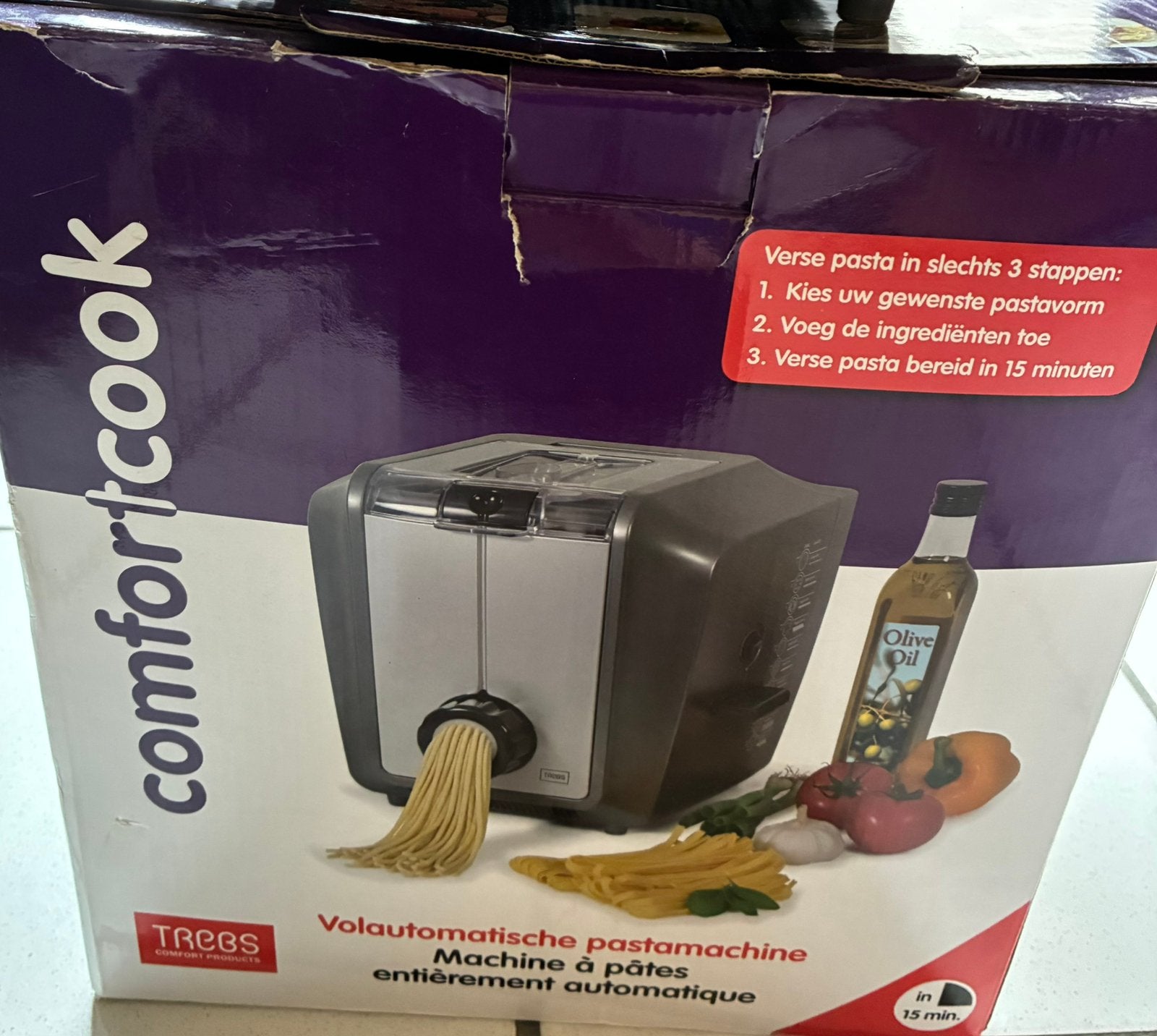 Pastamachine voor de hobbykok, Elektronische apparatuur, Frituurpannen, Ophalen, Gebruikt