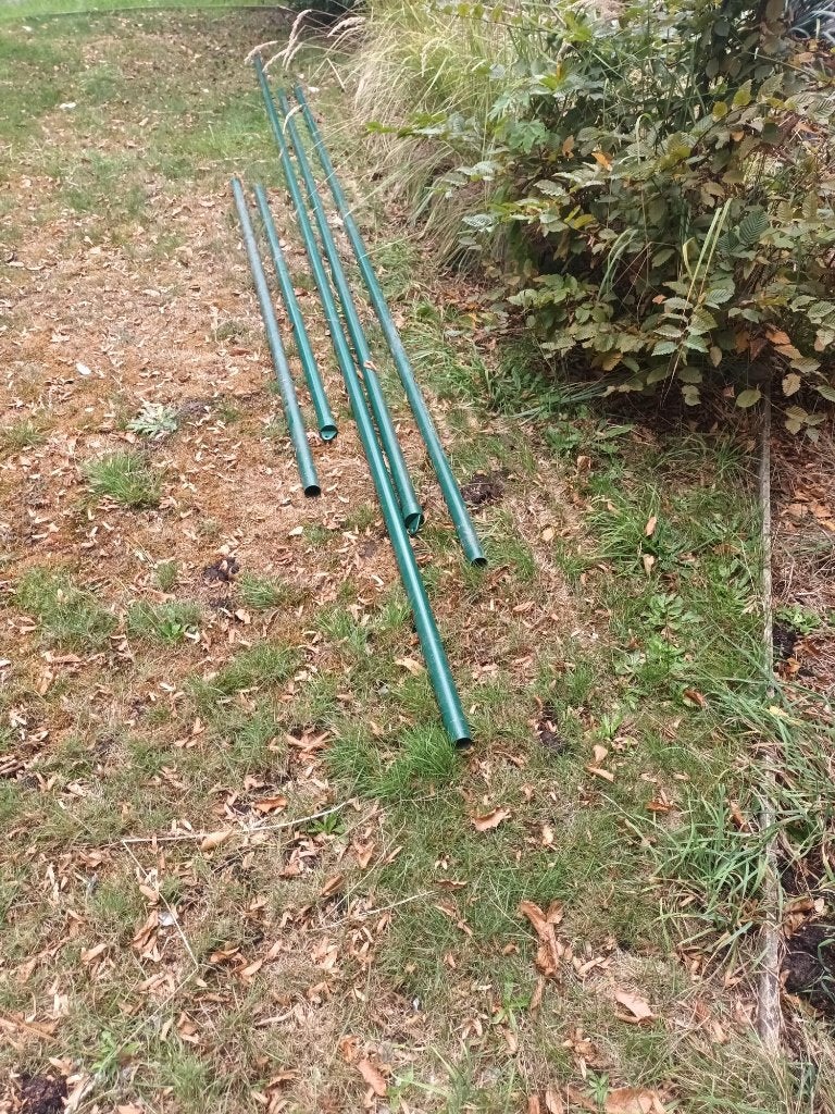 tuinpalen afsluiting, Ophalen, Zo goed als nieuw, Palen