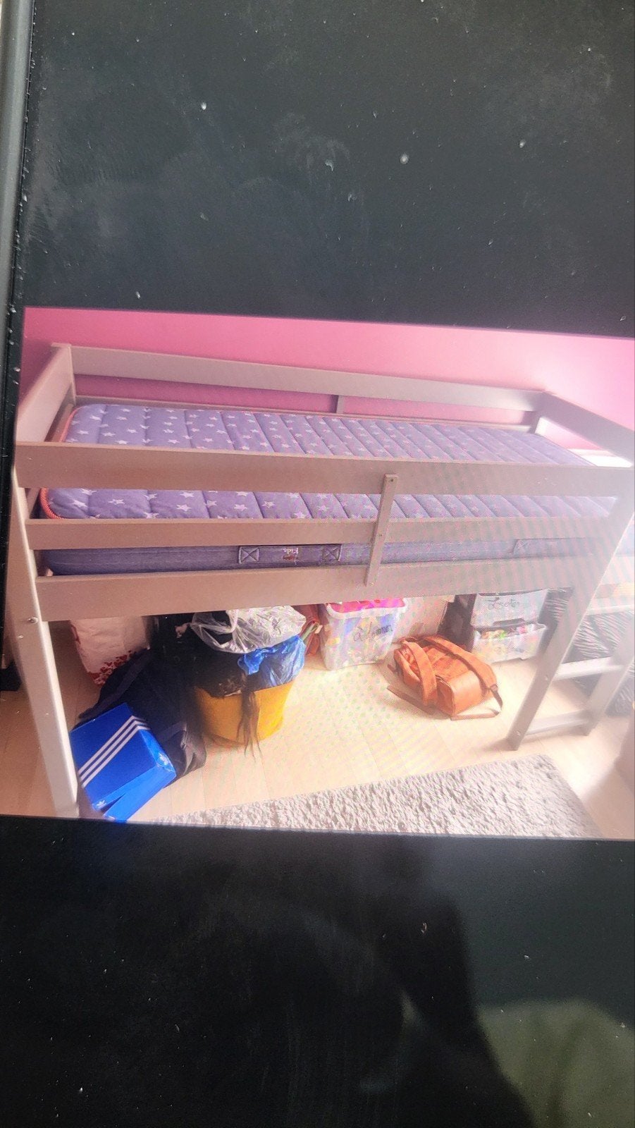 Kleerkast, kaptafel en kinderbedset vanaf 6 jaar, Huis en Inrichting, Kasten | Dressoirs, Ophalen, Gebruikt, 100 tot 150 cm, Eikenhout
