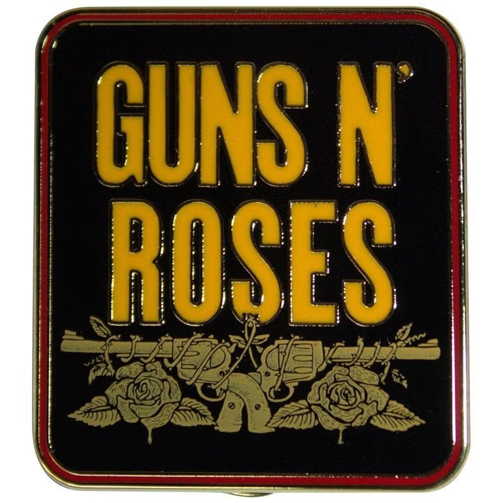 Guns N Roses - Stacked Black - Pin officiële merchandise, Verzamelen, Ophalen of Verzenden, Nieuw