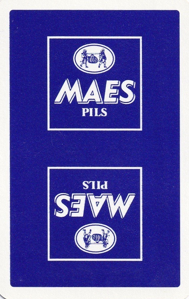 B 80 / S K MAES PILS  KADER VIERKANT, Verzamelen, Ophalen of Verzenden, Nieuw, Speelkaart(en)
