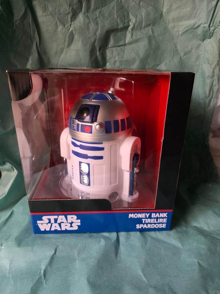 R2-D2 droid uit de Star Wars-saga. Spaarpotrobot. Toujour, Verzamelen, Star Wars