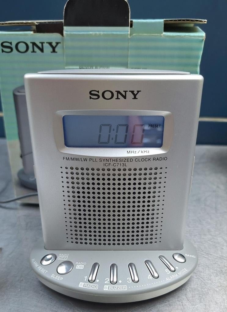 Radio-réveil SONY ICF-C713L -  Fonctionne - Impeccable, Enlèvement ou Envoi, Radio