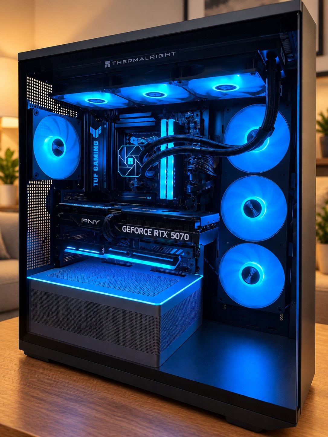 Gaming PC | Ryzen 7 7800X3D | RTX 5070 | 32GB DDR5, Informatique & Logiciels, Comme neuf, 4 Ghz ou plus, Gaming, SSD