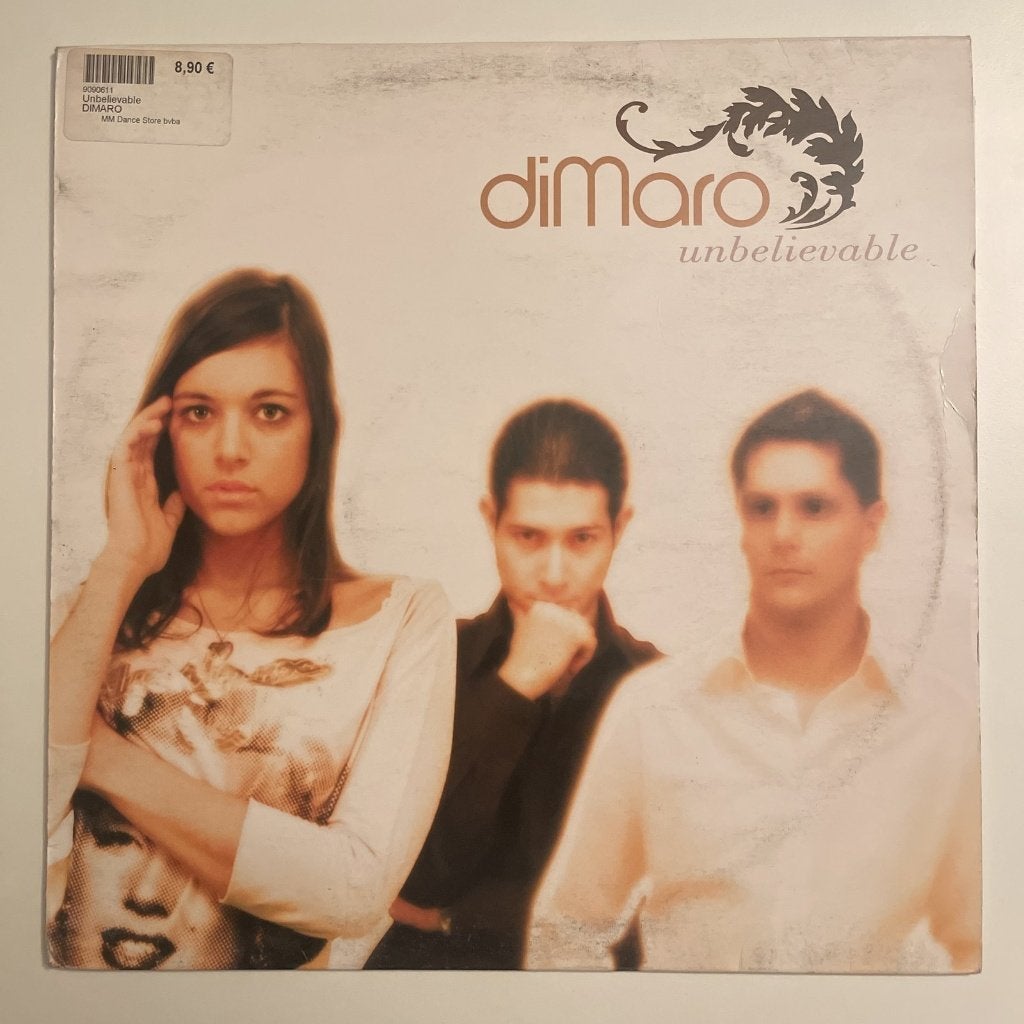 diMaro - Unbelievable, Cd's en Dvd's, Ophalen of Verzenden, Zo goed als nieuw, 12 inch, House