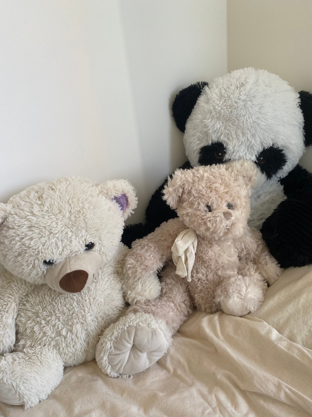 3 knuffels, Collections, Ours & Peluches, Enlèvement, Comme neuf