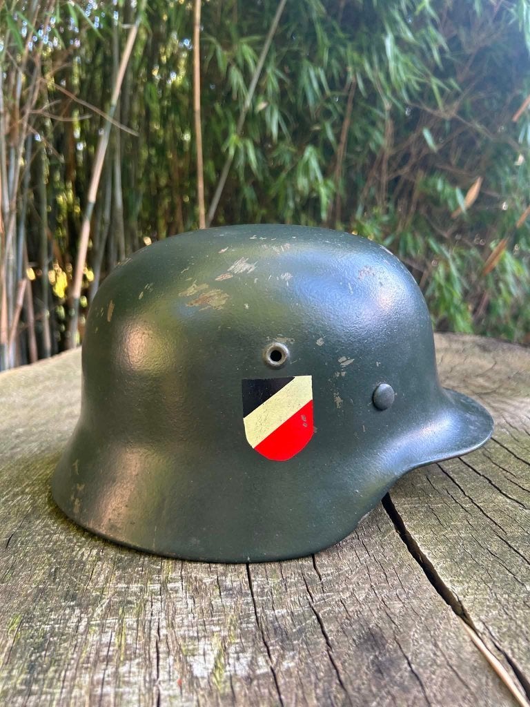 Casque allemand ww2 M40 (Peinture vendue reproduction), Collections, Enlèvement ou Envoi, Autres