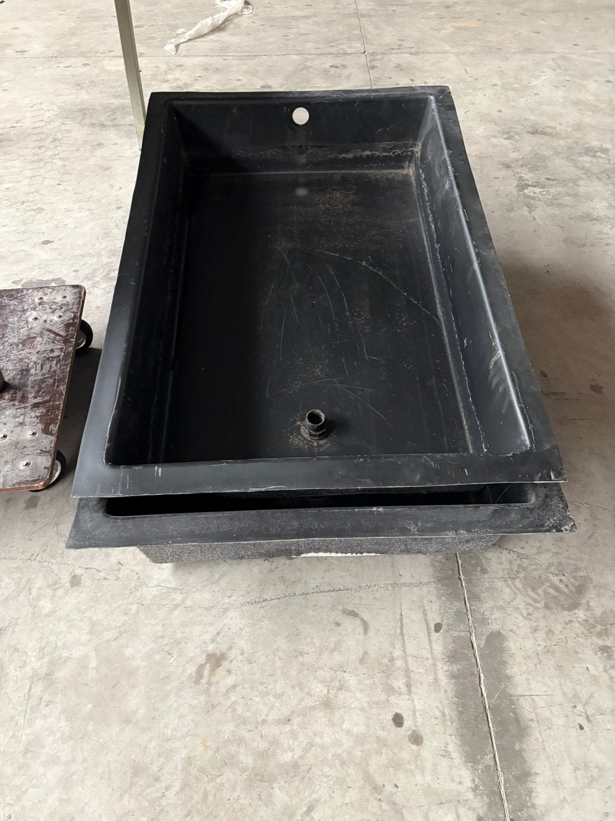 Polyester bak 120x80 20 diep