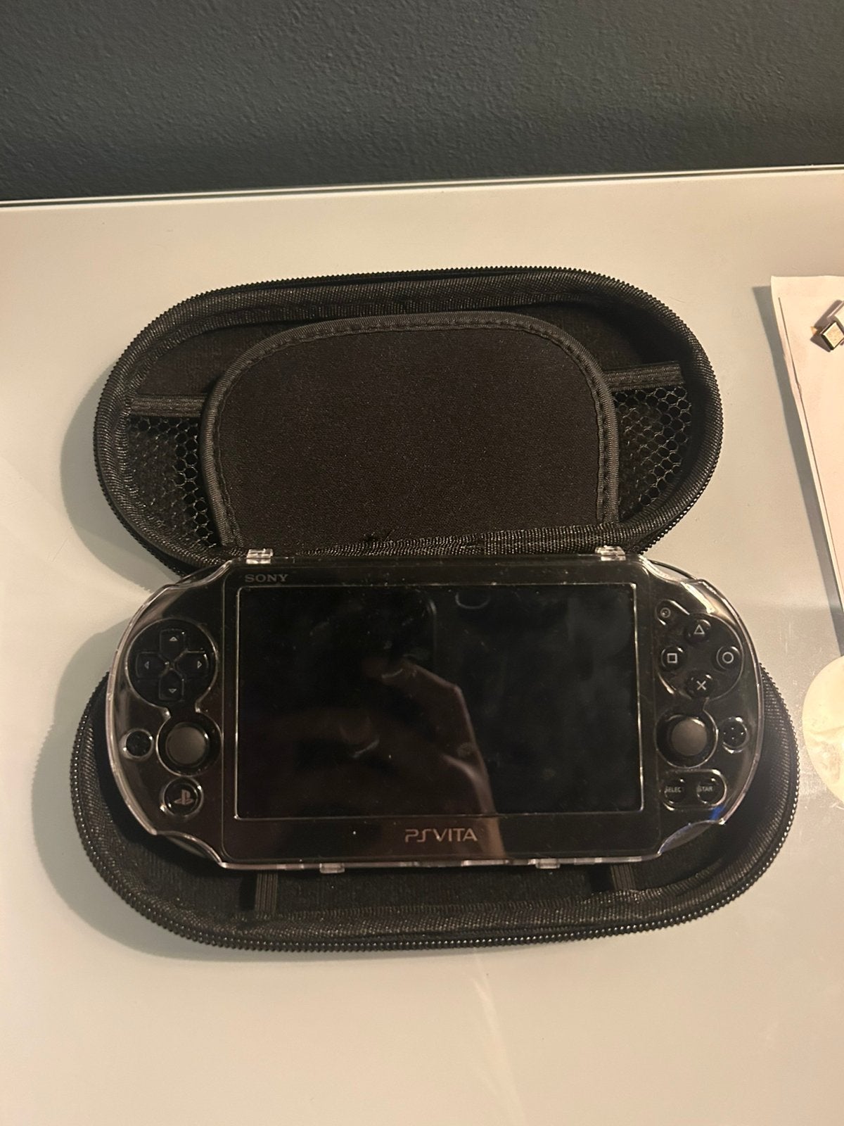 Psvita 2000, Games en Spelcomputers, Spelcomputers | Sony PlayStation Vita, Gebruikt, Zwart, Met games, Ophalen