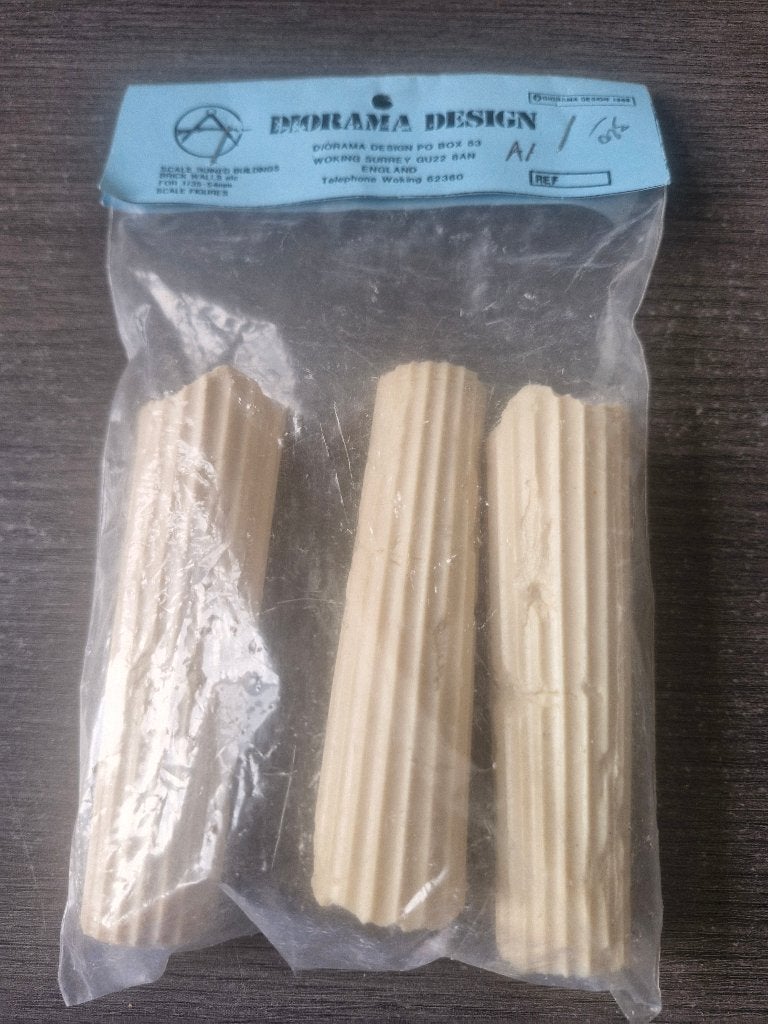 Diorama Design 1/35 Ruined Pillars 3 pcs., Ophalen of Verzenden, Nieuw, 1:35 tot 1:50, Diorama