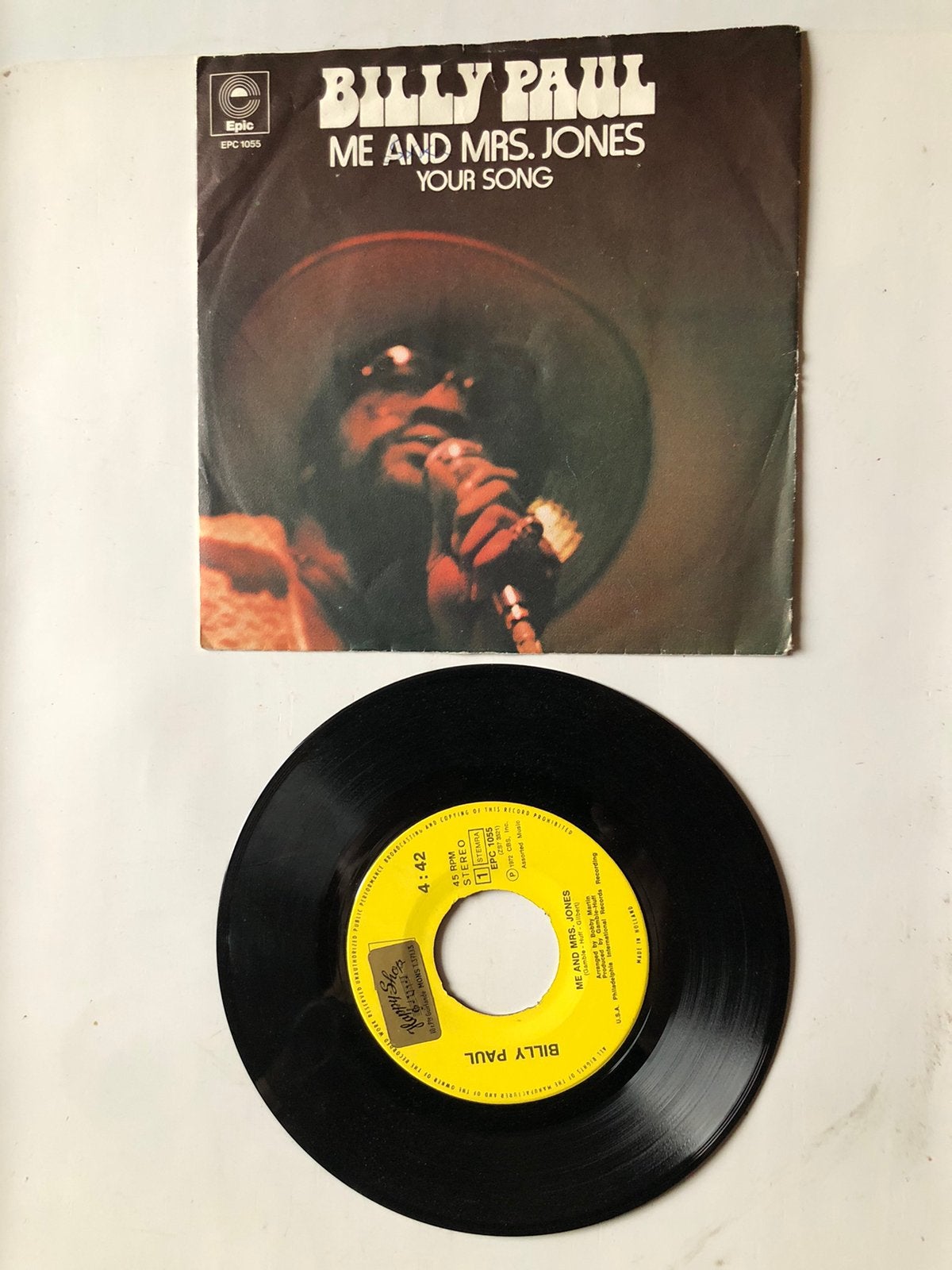Billy Paul: Me and mrs. Jones ( 1972), Verzenden, Gebruikt