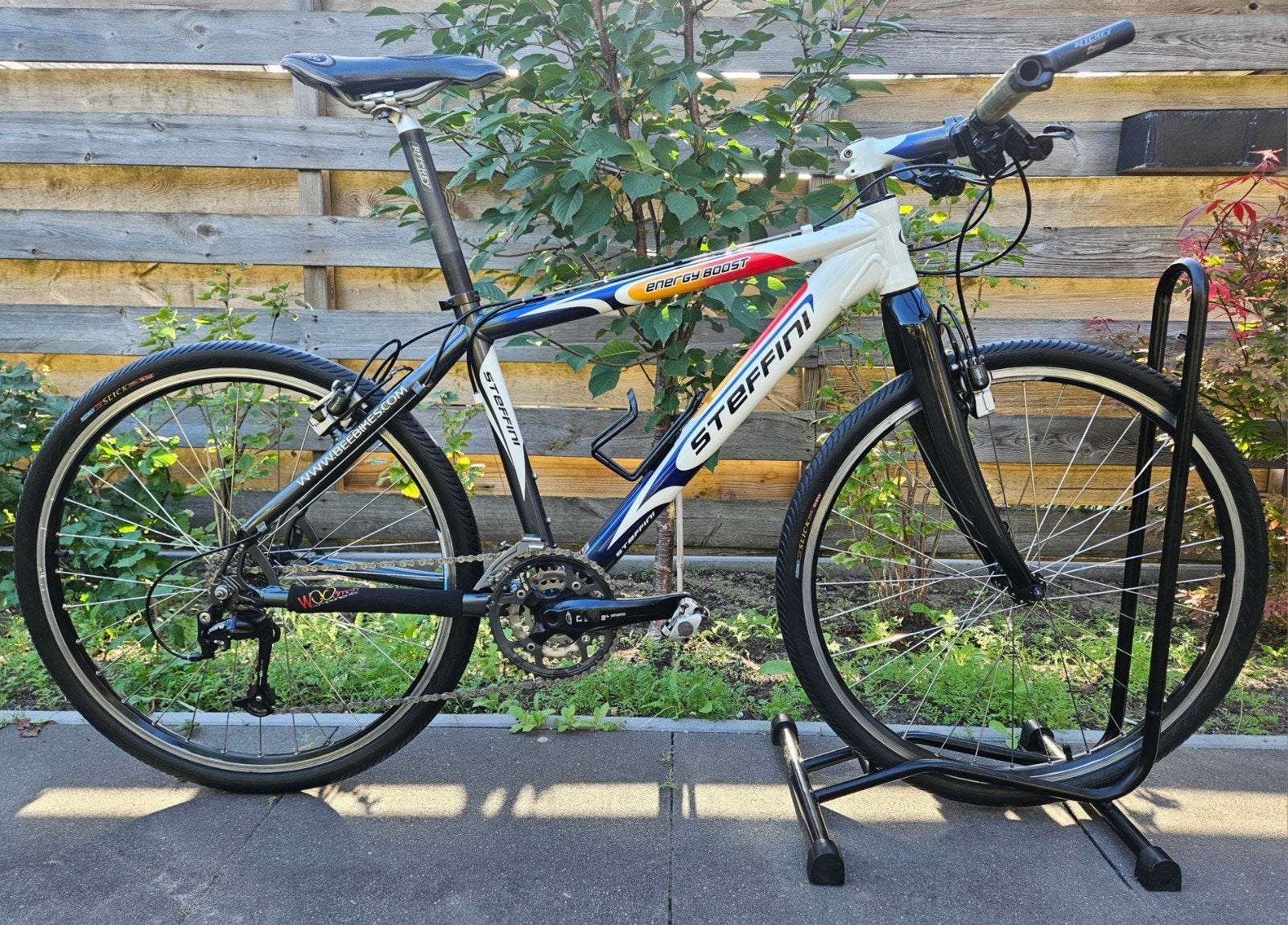 In nieuwstaat Steffini (Ritchey) MTB 26", 3x9v, Carbon vork!, Autres marques, Frein sur jante, Comme neuf, Enlèvement