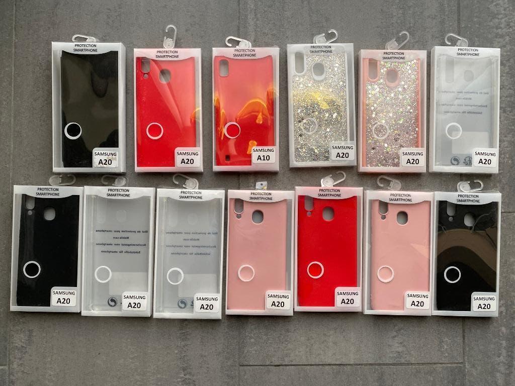Samsung A20 13 x GSM hoes + 6 x screenprotector, Ophalen of Verzenden, Nieuw, Overige modellen, Screenprotector