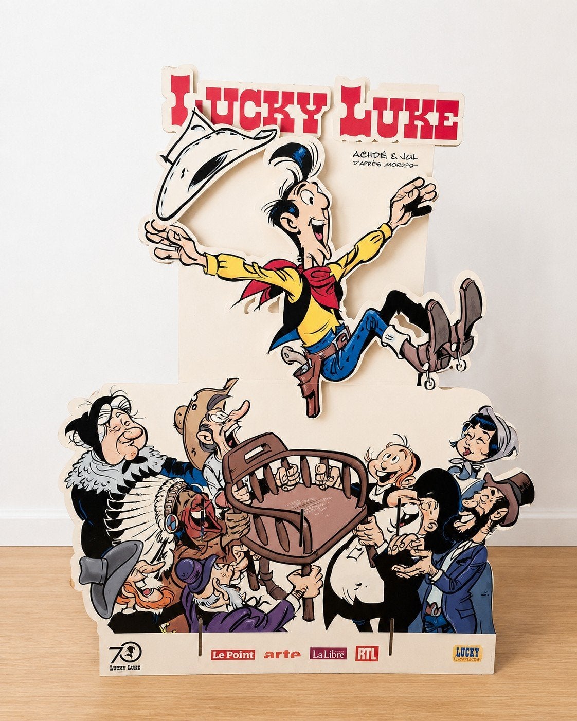 Lucky Luke promotiedisplay, Enlèvement