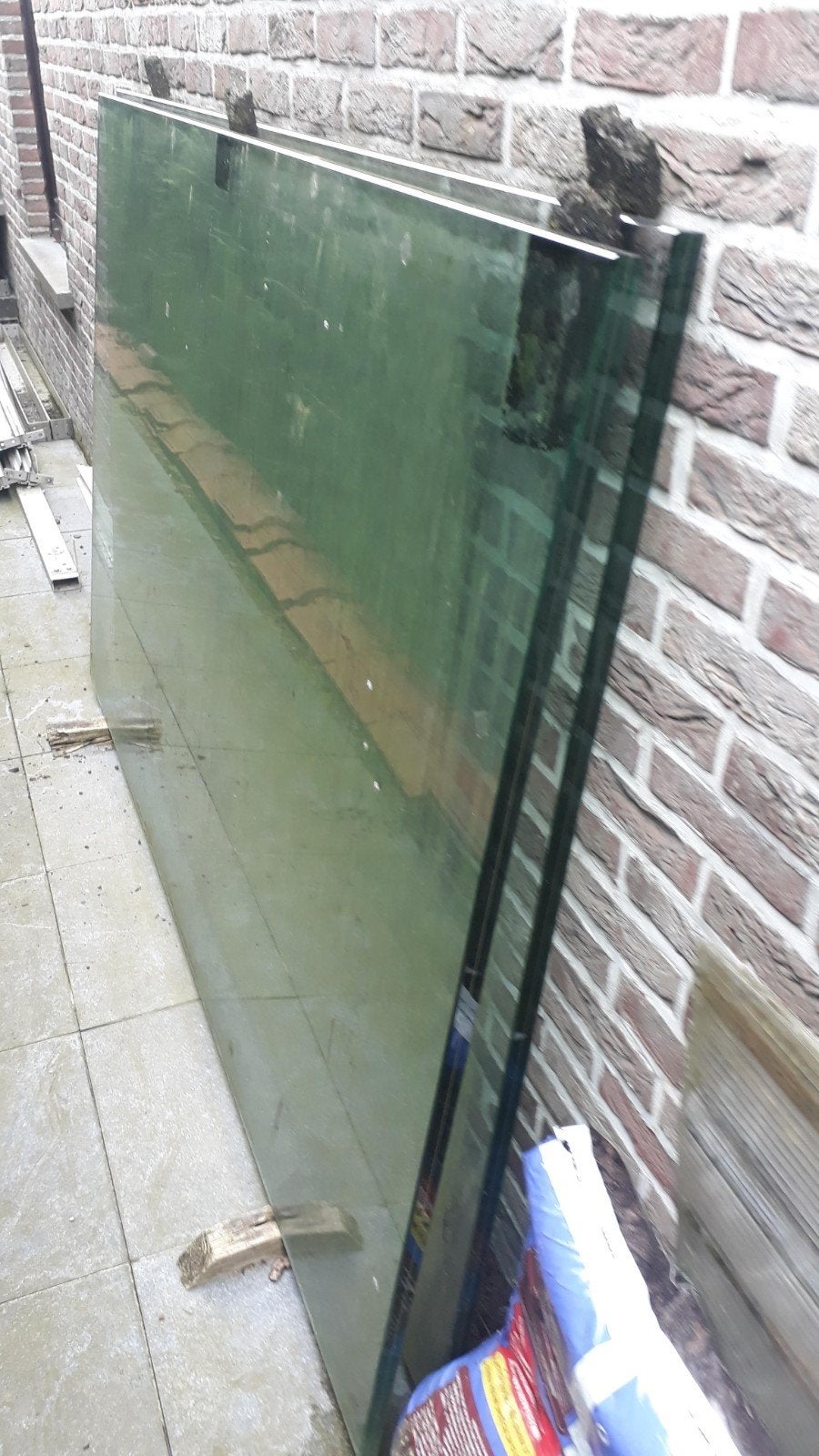 Tafelblad in glas, Doe-het-zelf en Bouw, Glas en Ramen, Ophalen of Verzenden