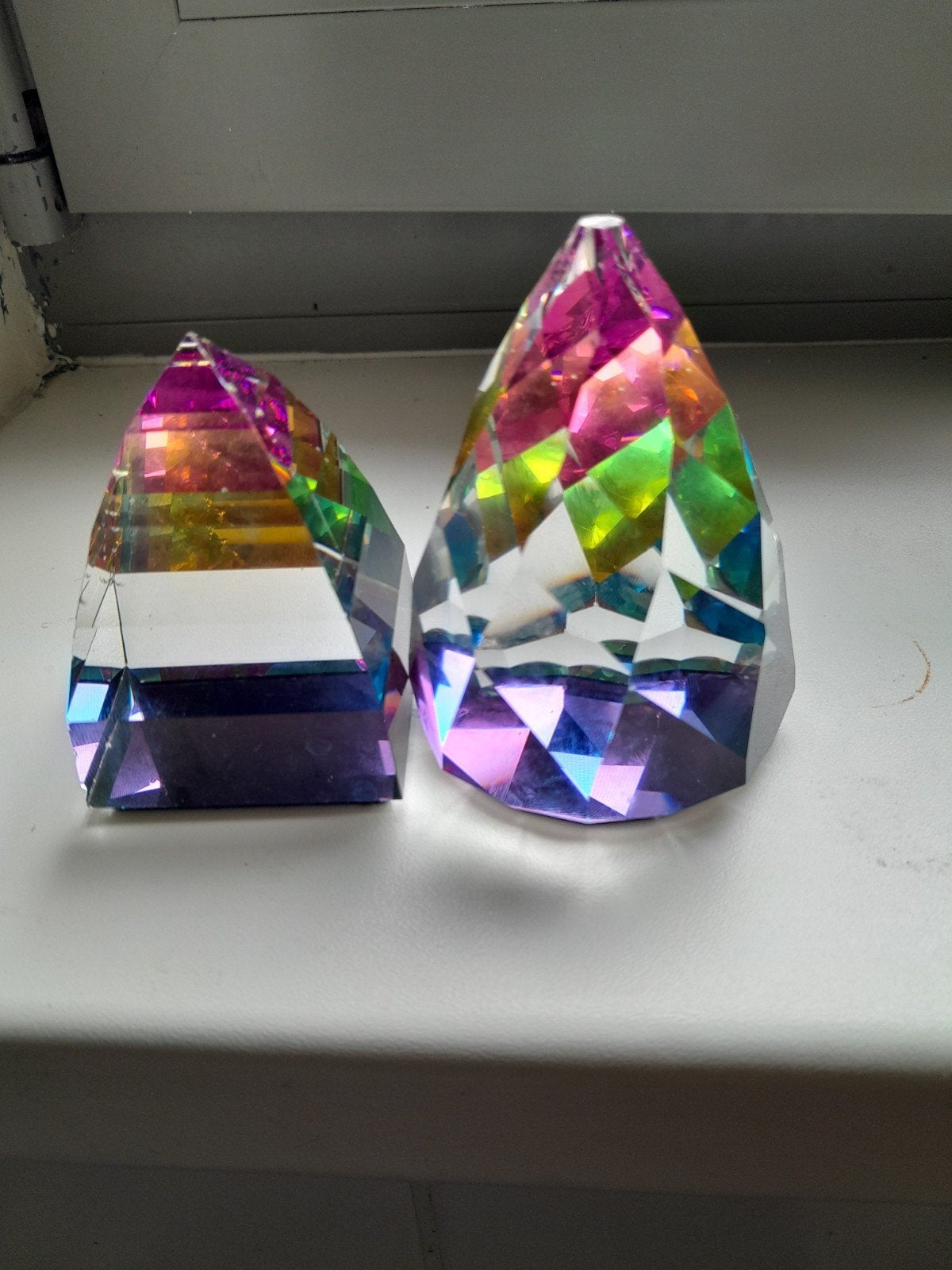 Swarovski Crystal Rio Cone Paperweight 1992, Enlèvement ou Envoi