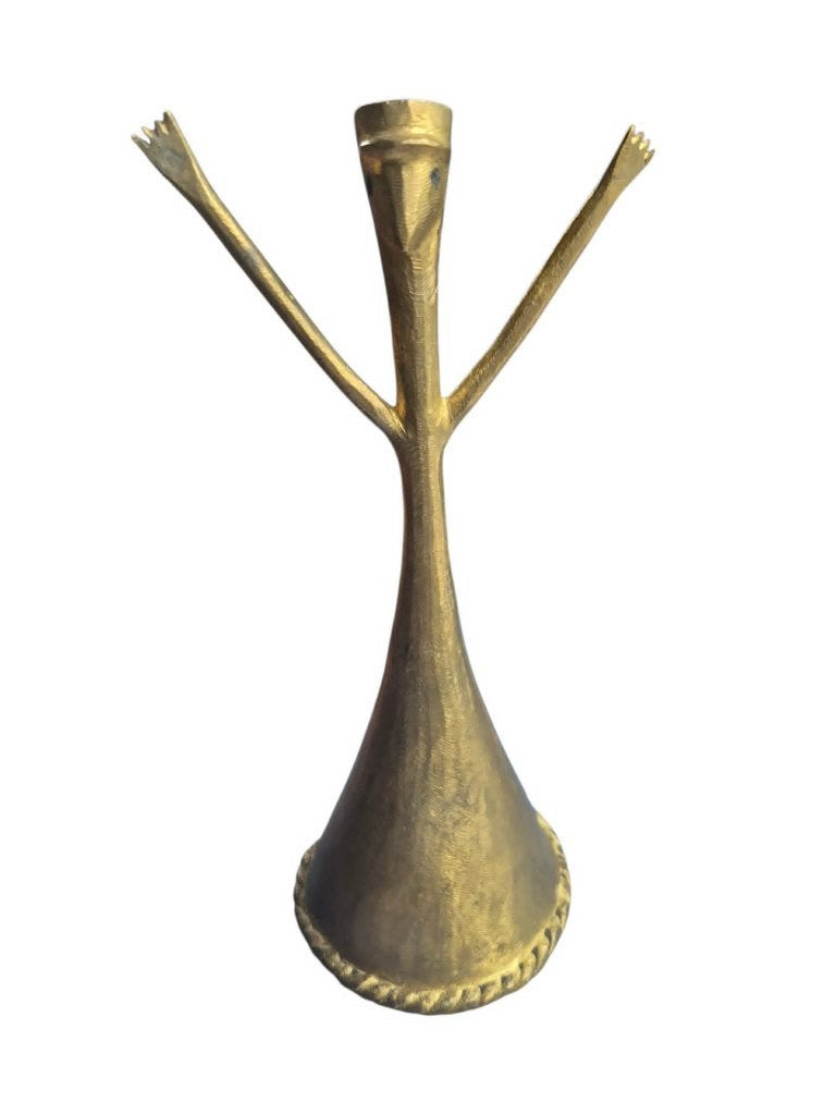 General de Gaulle bronzen bel West-Afrika, Antiek en Kunst, Afrika, Ophalen, Brons