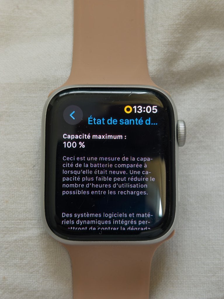 Apple Watch SE 44mm, Enlèvement ou Envoi, Rose, Apple Watch, IOS