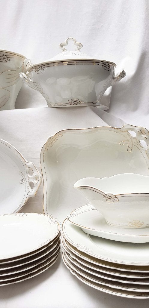 Paul Muller - Selb - Eetservies Art Nouveau., Ophalen