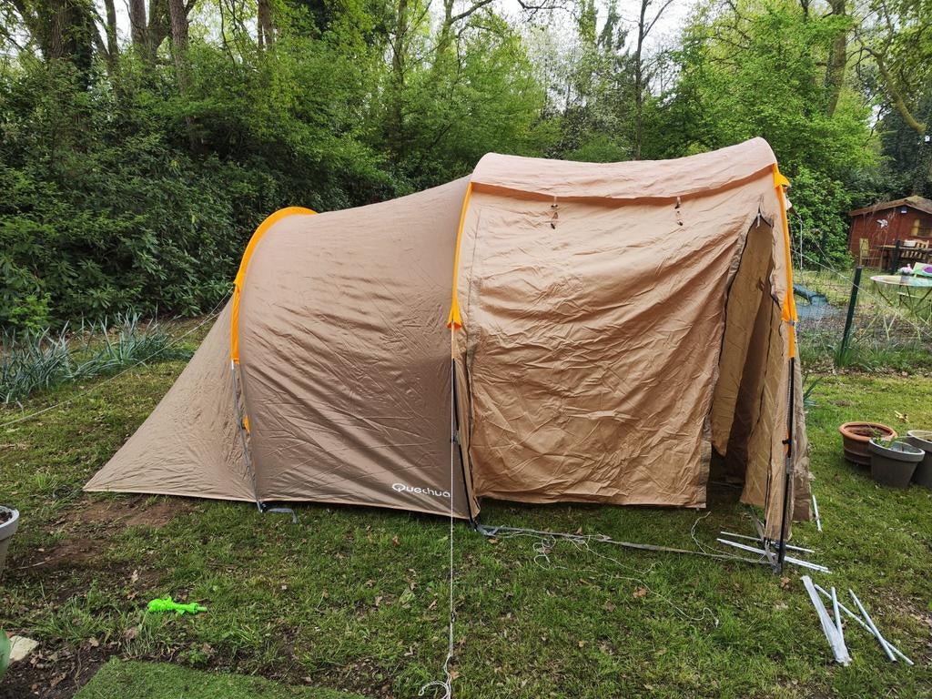 Quechua Arpenaz T4+ Air XL Tent, Caravans en Kamperen, Tenten, Ophalen