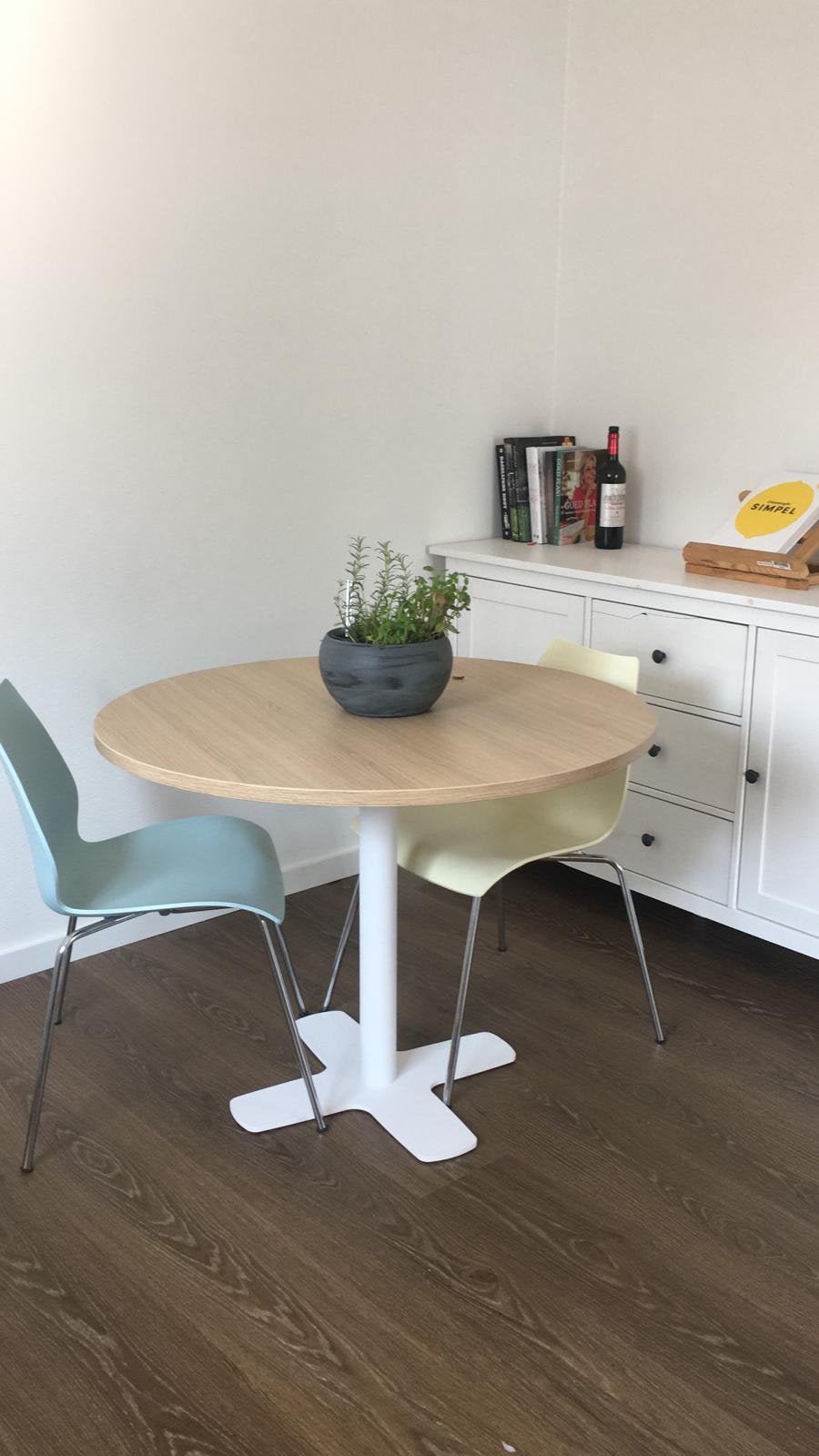 Tafel 4 personen, Huis en Inrichting, Tafels | Eettafels, 100 tot 150 cm, Zo goed als nieuw, Vier personen, Ophalen