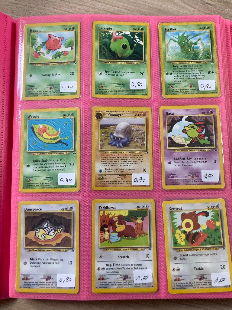 Pokémon Engels Neo set, Hobby en Vrije tijd, Ophalen of Verzenden, Zo goed als nieuw, Losse kaart, Foil