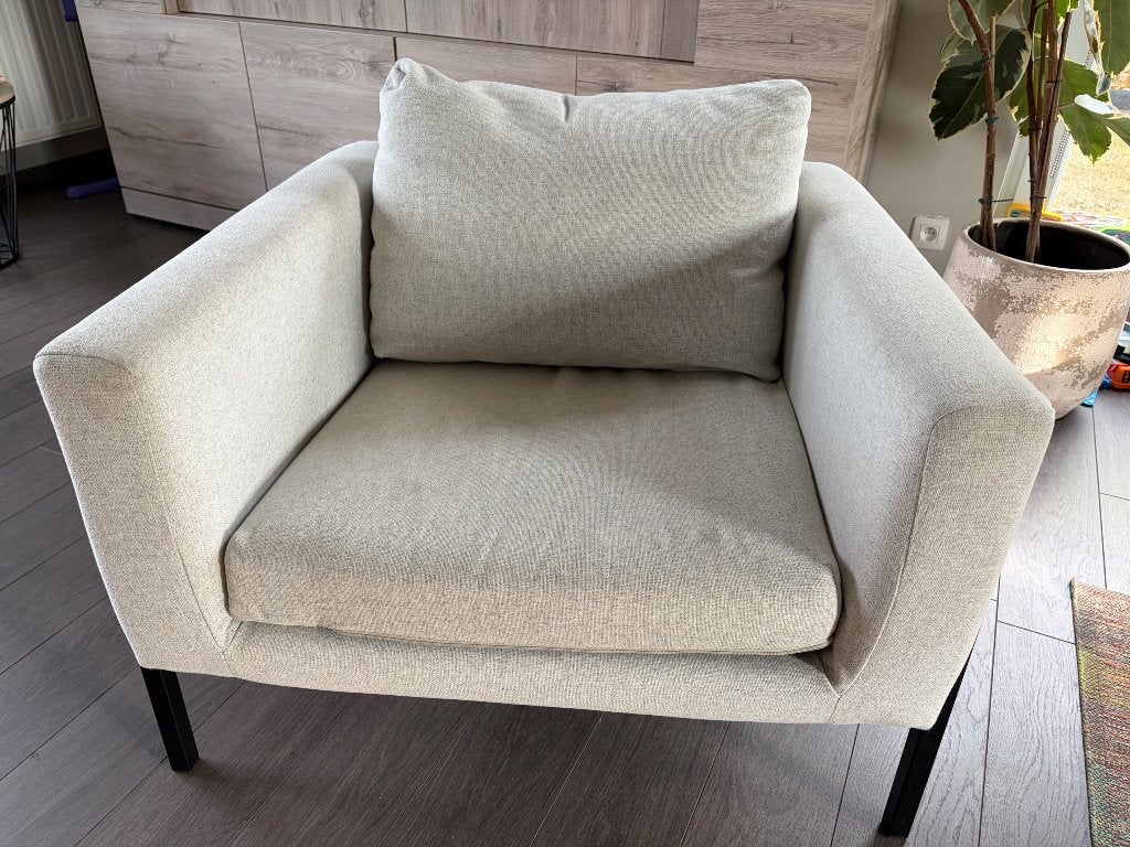 Fauteuil IKEA Koarp, Ophalen, Gebruikt, 75 tot 100 cm, Metaal