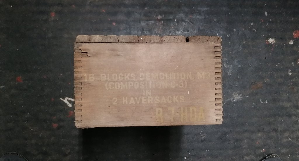 De VS uit de WW2 blokkeert de militaire sloopkist (m2455660094 ...