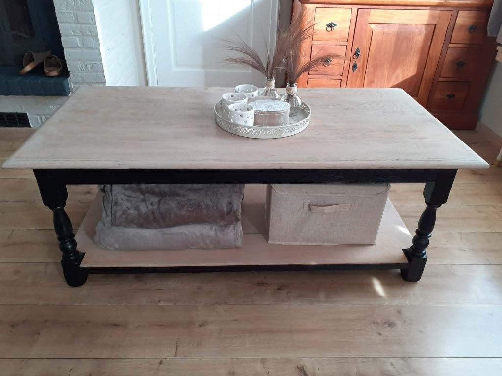 Salontafel eik, Huis en Inrichting, Ophalen, Rechthoekig, Eikenhout