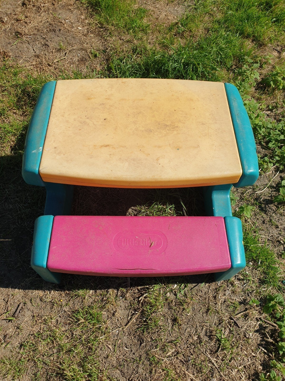Smoby picknicktafel kindjes, Enlèvement, Utilisé, Table de pique-nique pour enfants, Rectangulaire