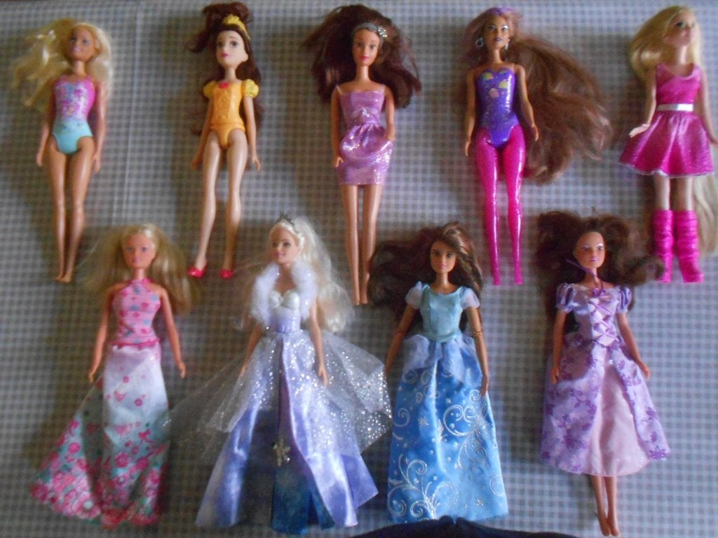 Poupées (9) -  Barbie - Mattel - Steffi - Disney, Enfants & Bébés, Enlèvement ou Envoi, Barbie