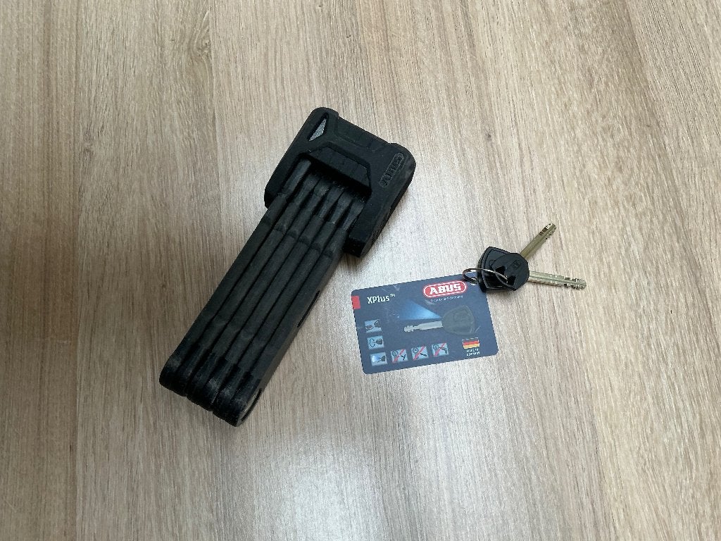 Fietsslot abus xplus bordo 85 cm, Fietsen en Brommers, Ophalen