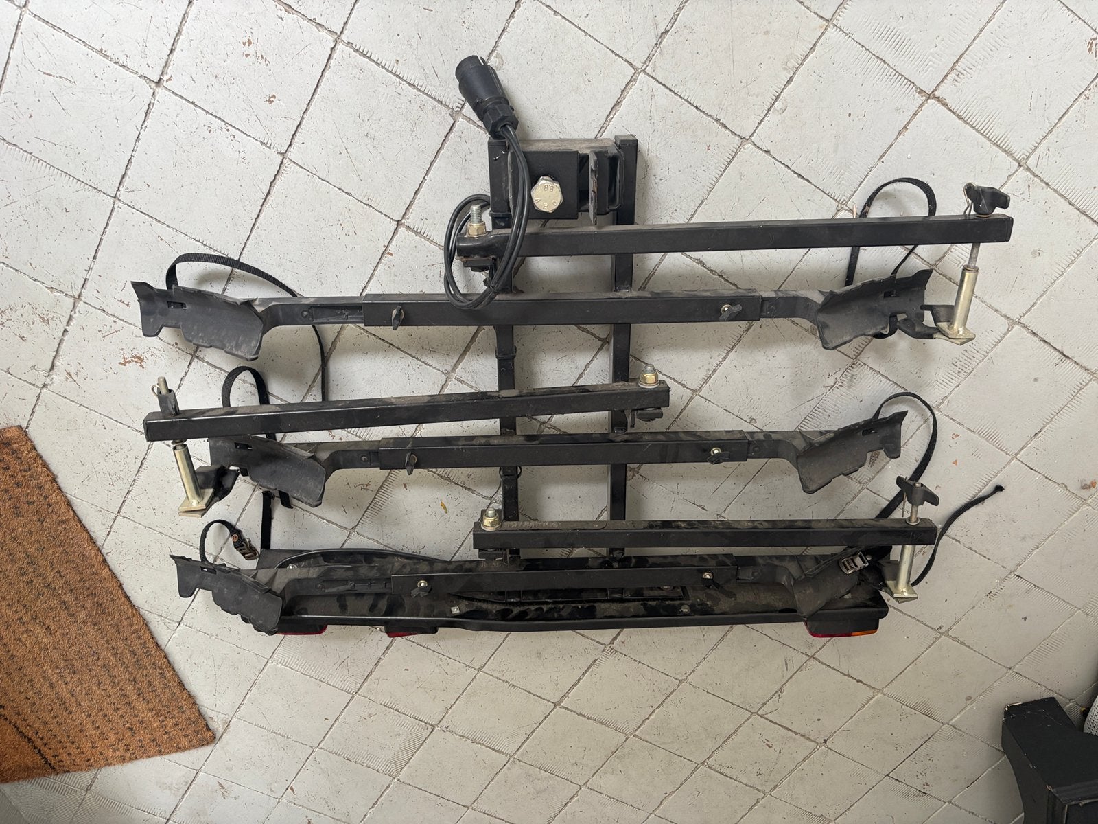 Fietshouder voor 3 fietsen, Auto diversen, Fietsendragers, Ophalen, 3 fietsen of meer, Gebruikt, Trekhaakdrager