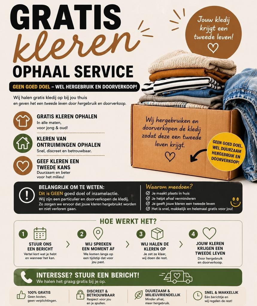 Service de ramassage gratuit, Enlèvement