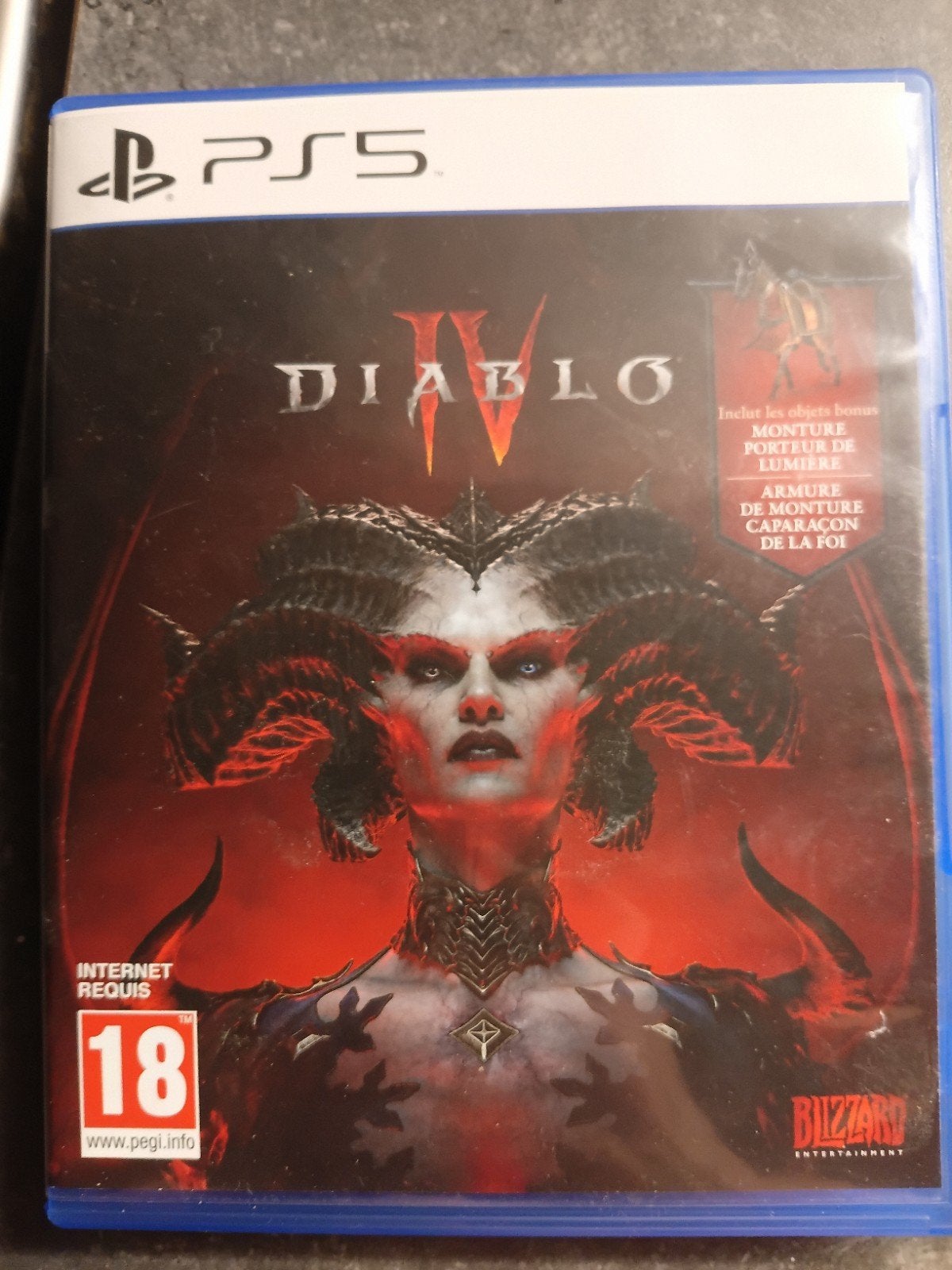 Diablo PS5, Enlèvement